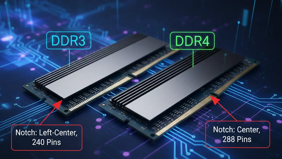 Scopri la vera differenza tra RAM DDR3 e DDR4